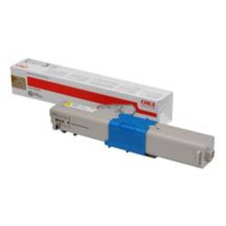 OKI Yellow 1500 Pages Toner 46490401 - High-Quality Printing, Exceptional Value!